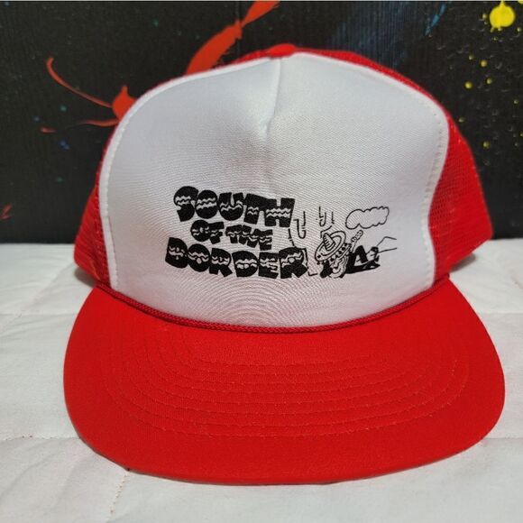 Vintage Trucker Hat‎ (South of the Border) Mesh Snapback #H41 - Picture 1 of 2
